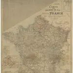 Carte des chemins de fer de la nouvelle France