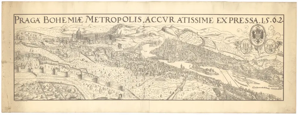 Praga Bohemiae metropolis, accvratissime expressa 1562