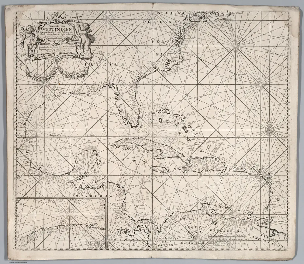 Pascaerte van Westindien.