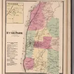 Town of Hyde Park, Dutchess County, New York.  (inset) Staatsburgh (Staatsburg).