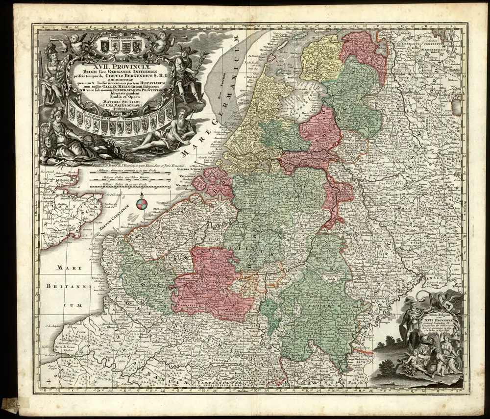 Atlas Novus indicibus instructus, Oder Neuer mit Wort=Registern versehener Atlas, mapa ze strany: [91]