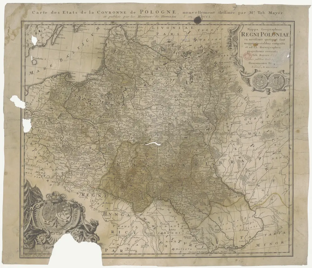 Mappa geographica regni Poloniae