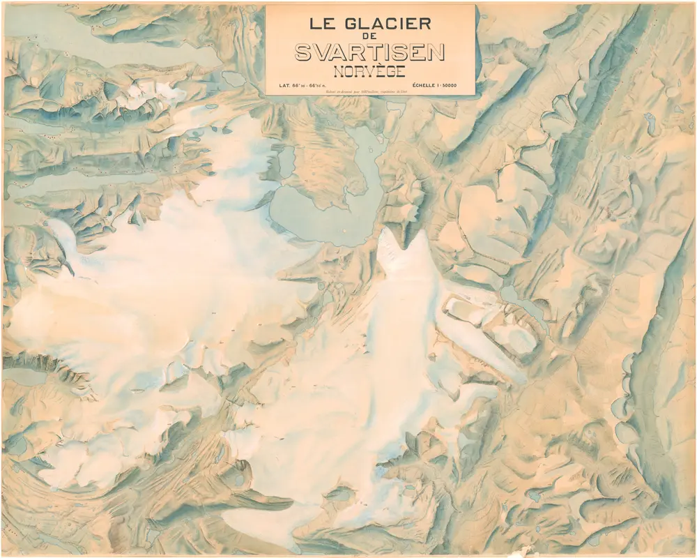 Spesielle kart 128: Le Glacier de Svartisen, NorvÃ ̈ge