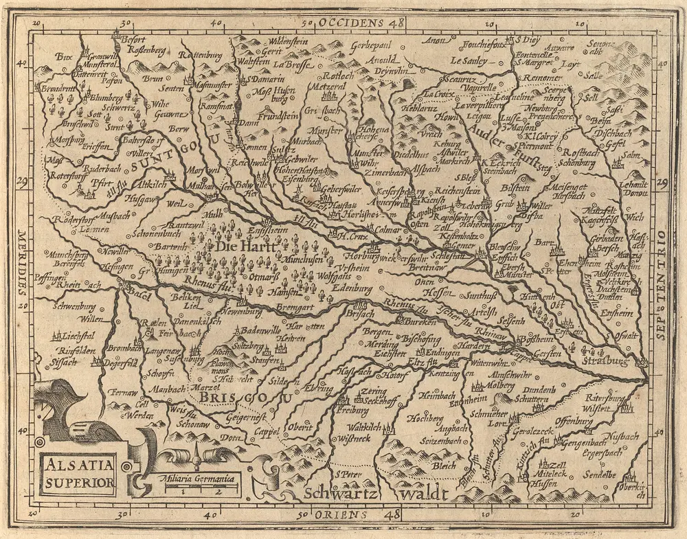 Alsatia Superior [Karte], in: Atlas Minor, S. 432.