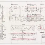 Männedorf: Pfarrhaus, Einbau einer überdeckten Doppelgarage: Armierungen; Grundrisse und Querschnitte