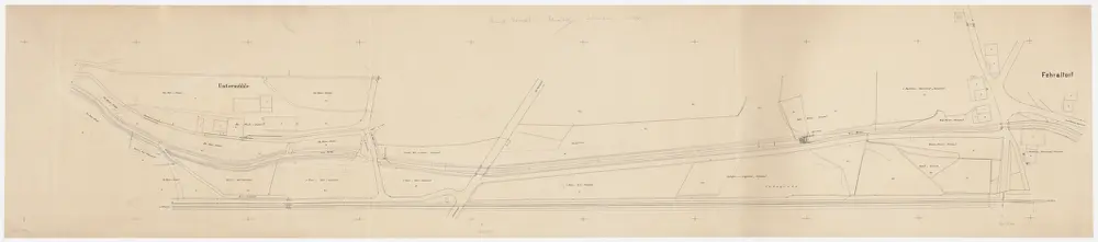 Fehraltorf: Von Fehraltorf bis zur Untermühle, Kemptkorrektion; Situationsplan (Tösszuflüsse linkes Ufer, Nr. 1)