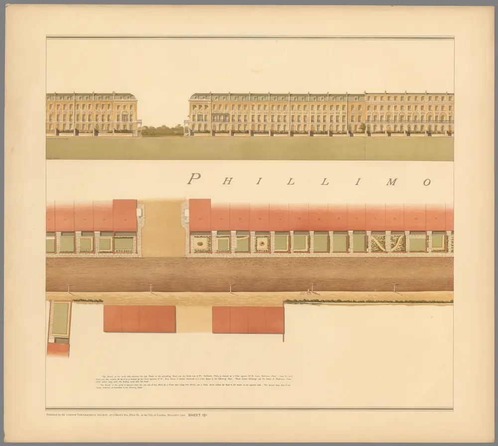 Sheet No. 12a.  Plan of the Road from Hyde Park Corner to Counter's Bridge.