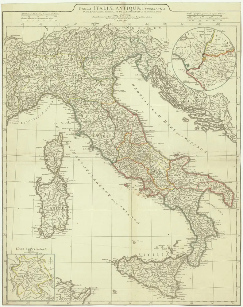 Tabula Italiae antiquae geographica