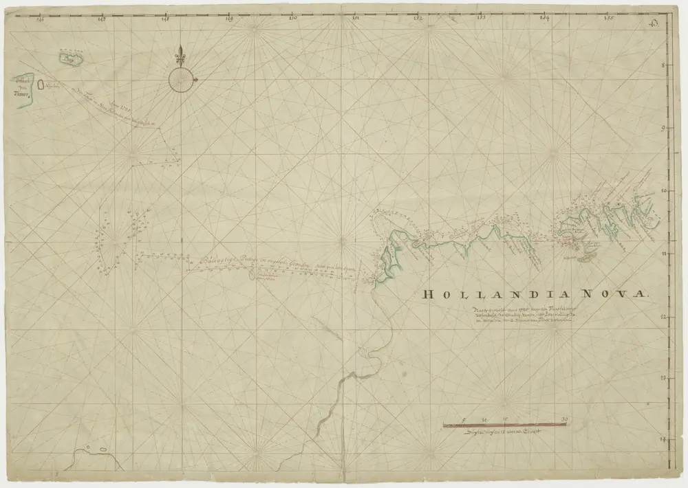 Kaart van Hollandia-Nova