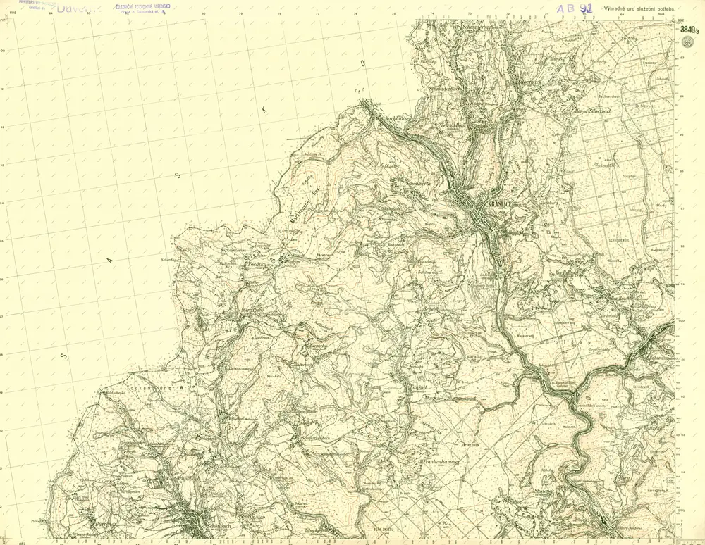 III. vojenské mapování 3849/3