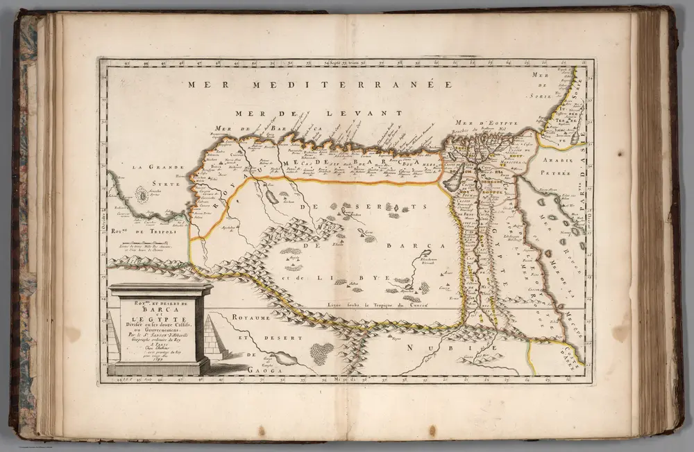 Kingdom and Desert of Barca (Libya) and Egypt.