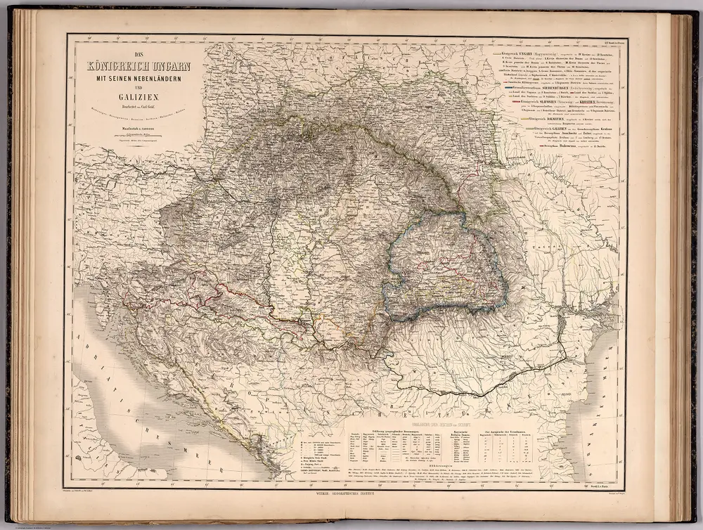 Das Konigreich Ungarn mit seinen Nebenländern und Galizien