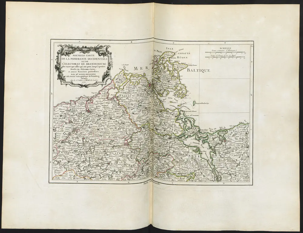 ATLAS TOPOGRAPHIQUE ET MILITAIRE Qui comprend Le Royaume de Boheme, les Marquisats de Moravie, et de Lusace, le Duche ́ de Silesie, la Haute et Basse Saxe, partie des Cercles de Westphalie et du Rhin et les Cartes ge ́ne`rales de ces etats, ou du The ́atre de la Guerre presente en Allemagne. Nouvelle e ́dition. /