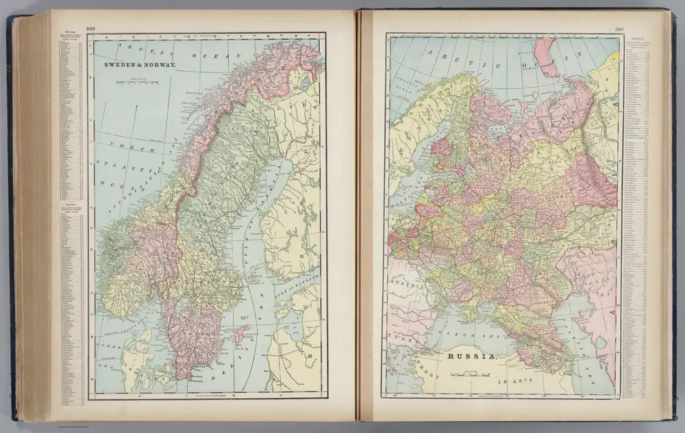 Sweden and Norway.  Russia.