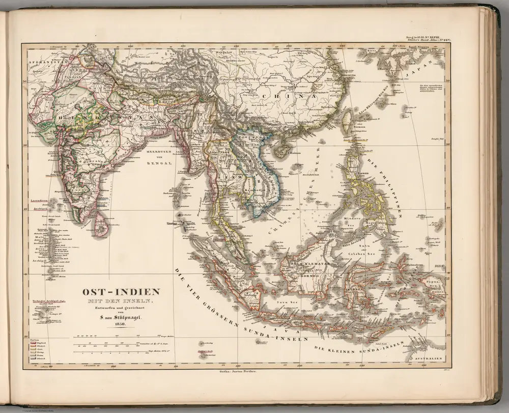 Ost-Indien Mit Den Inseln.  (East Indies).