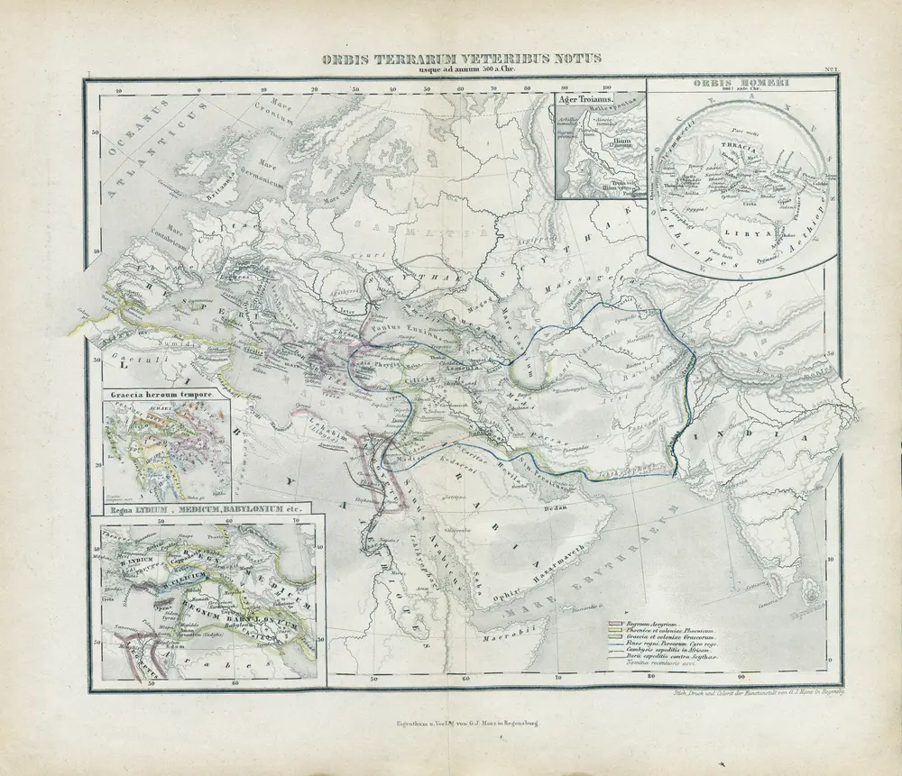 Orbis terrarum verteribus notus usque ad annum 500 a. Chr.