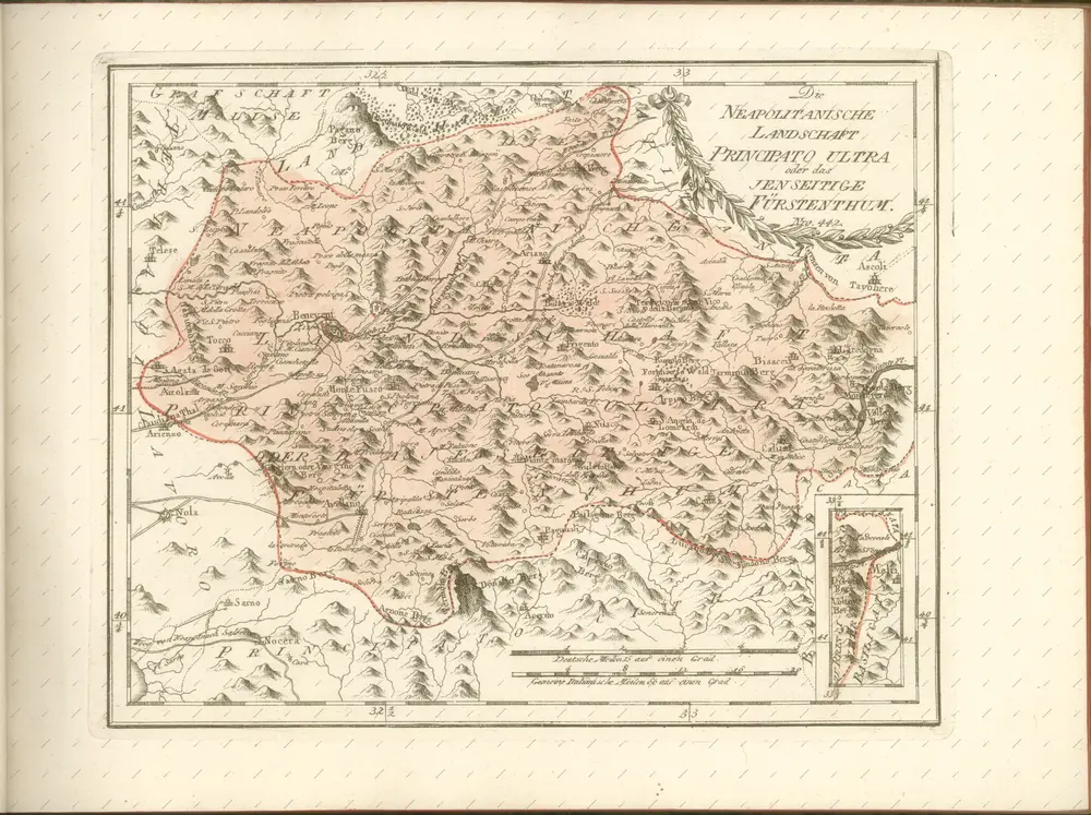 mapa z atlasu "Schauplatz der fünf Theile der Welt :"