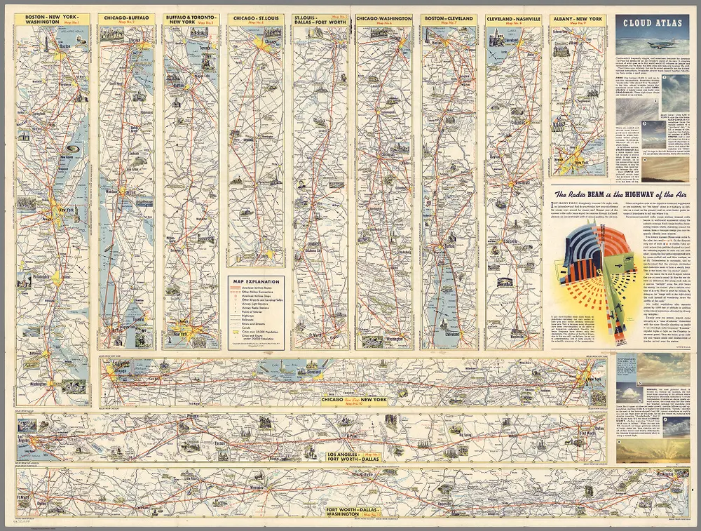 American Airlines Routes.