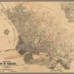 Map of the City of Oakland, Berkeley, Oakland & Brooklyn Townships and Alameda