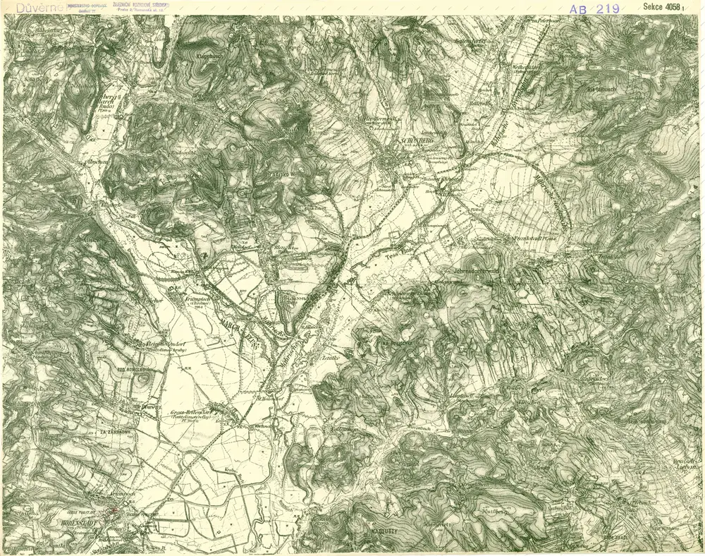 III. vojenské mapování 4058/1