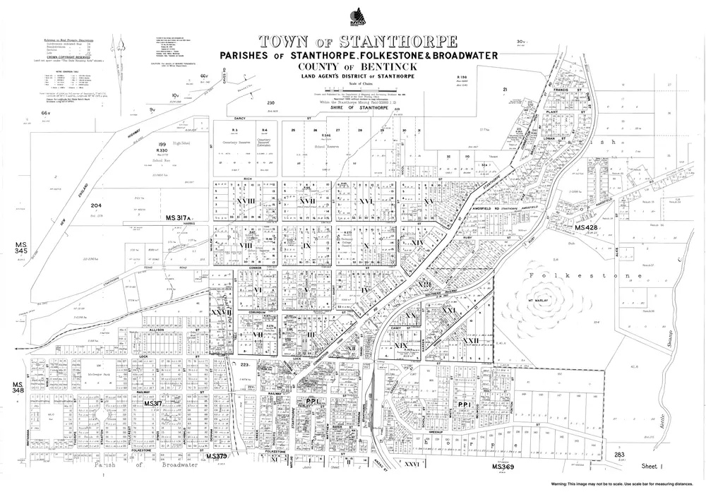 Town of Stanthorpe sheet 1