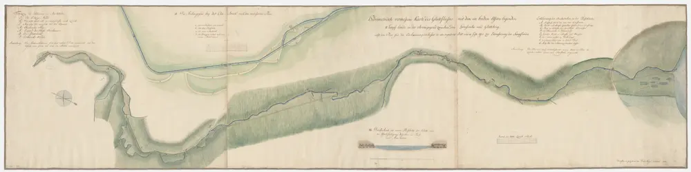 Fällanden bis Opfikon: Glatt vom Greifensee bis Glattbrugg; Grundriss und Querprofil