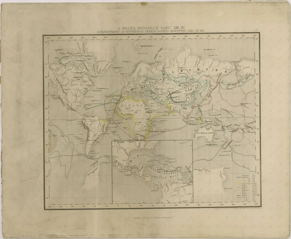 mapa z atlasu "Historisch-geographischer Schul-Atlas."