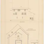 Greifensee: Pfarrhaus und Waschhaus; Nord- und Westansichten und Grundriss des Waschhauses (Nr. 8)