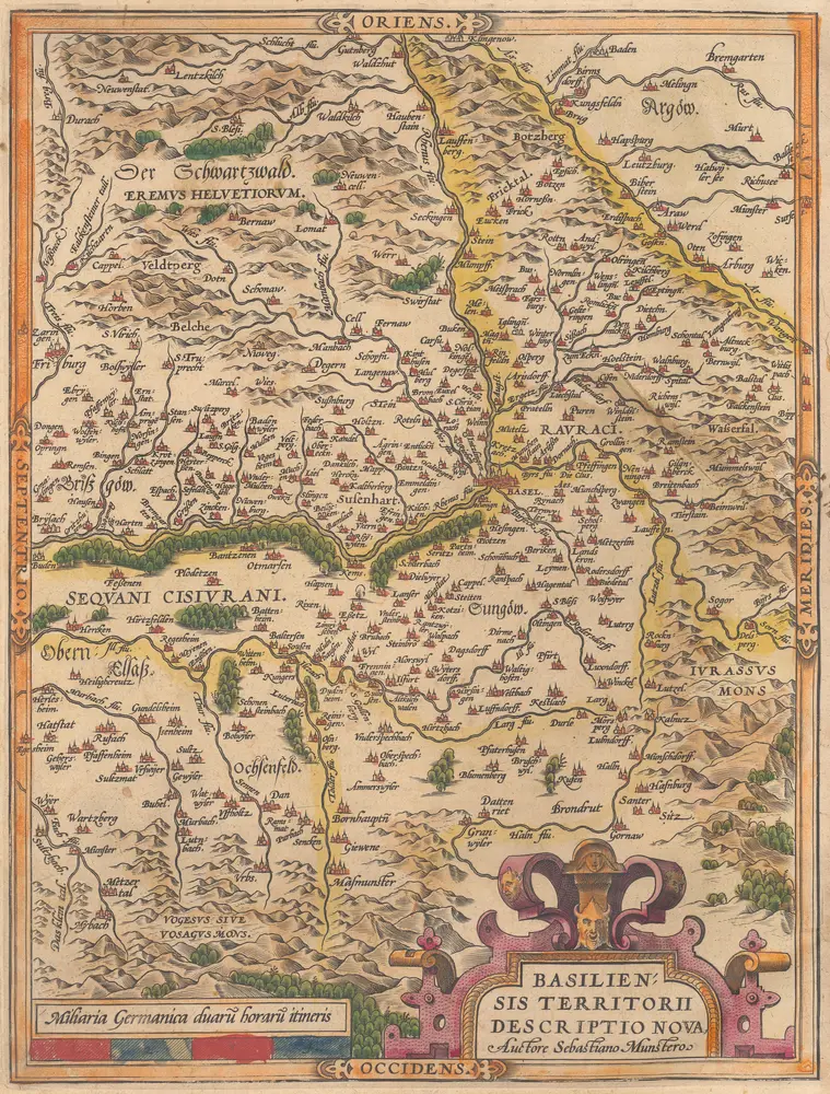 Basiliensis Territorii Descriptio Nova [Karte], in: Theatrum orbis terrarum, S. 178.