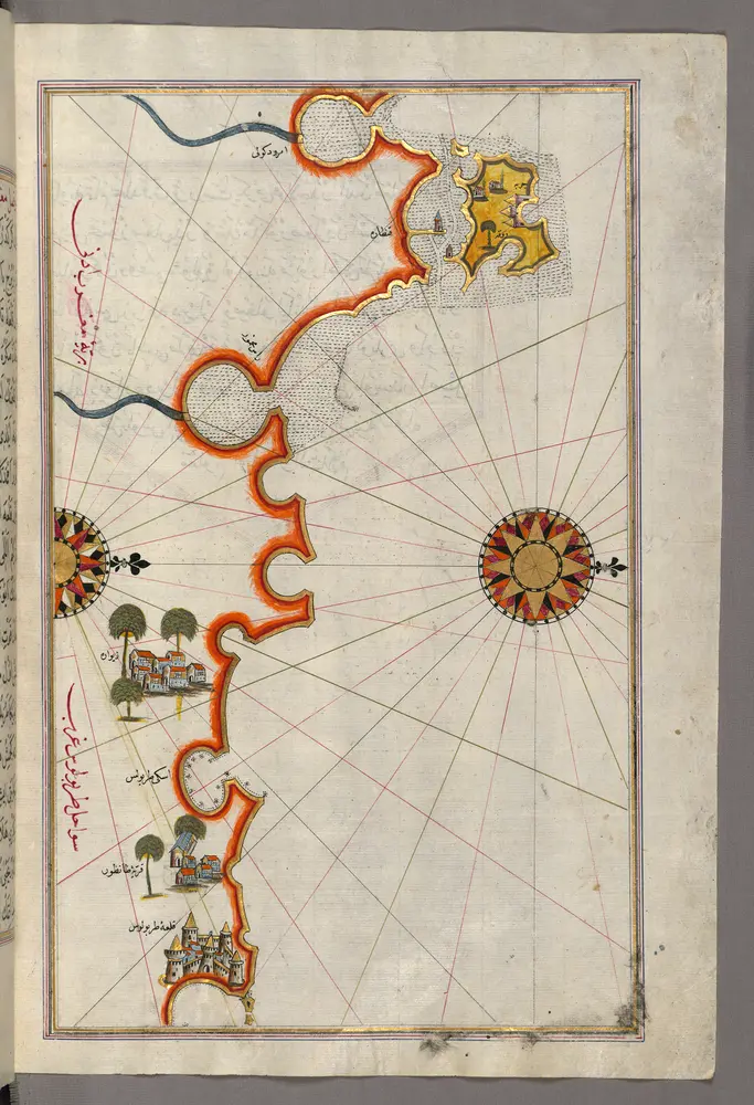 fol. 286b Coastline of Tripoli