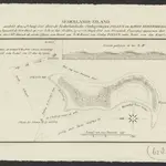 Nederlands eiland ontdekt den 14 Junij 1825 door de Nederlandsche Oorlogschepen Pollux en Maria Reigersbergen ; deszelfs ligging bepaald de Noordhoek op 7" 10' Z.B. en het Midden op 177" 33' lengte oost van Greenwich