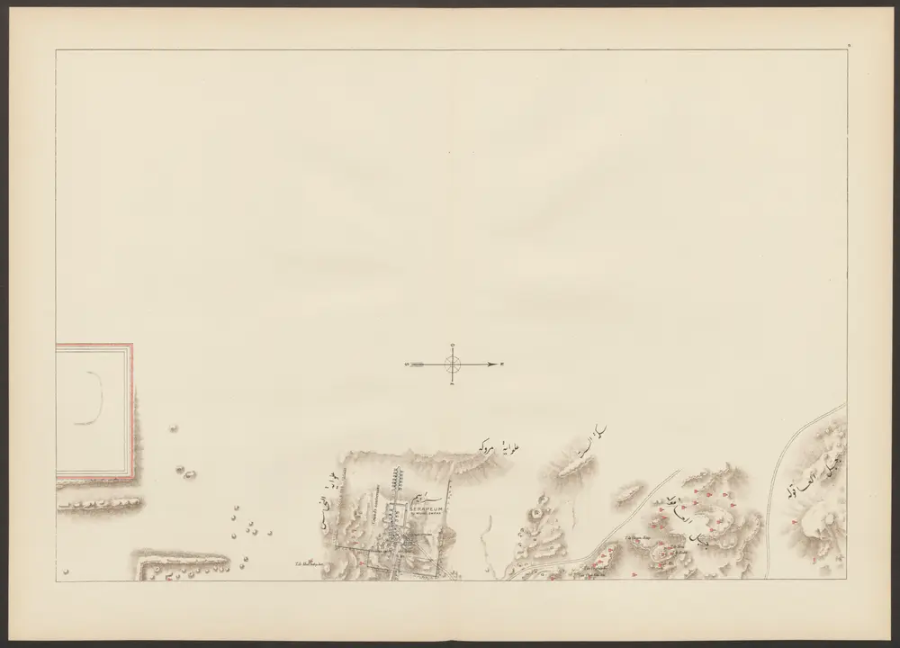 Carte de la nécropole memphite