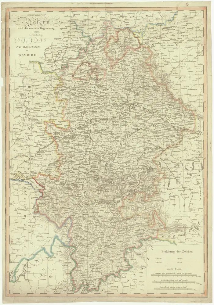 Königreich Baiern nach der neuesten Begrenzung