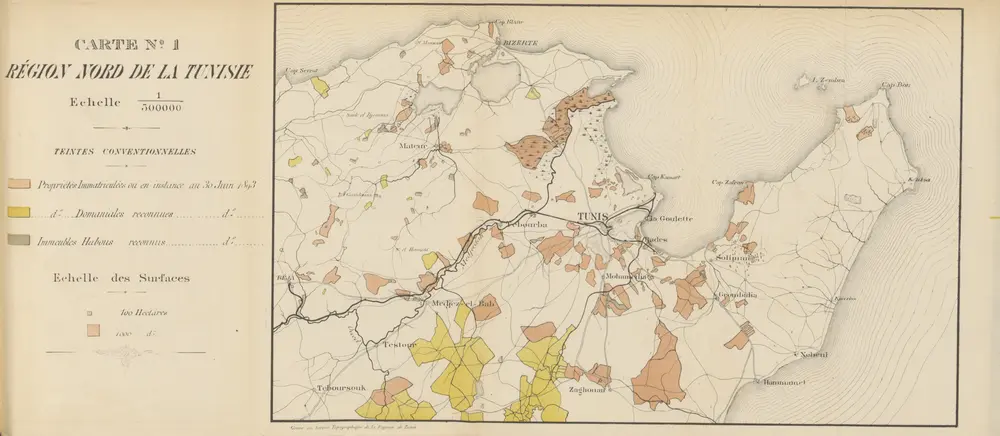 Rapport sur le fonctionnement du Service topographique du 21 avril 1886 au 30 juin 1893. [With maps.]