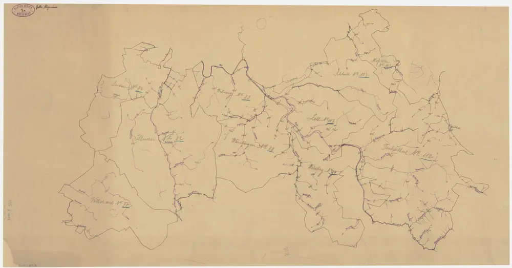 Gewässergebiete des Kantons Zürich; Situationspläne: Hofstetten, Illnau, Kyburg, Lindau, Schlatt, Turbenthal, Volketswil, Weisslingen, Wildberg, Zell