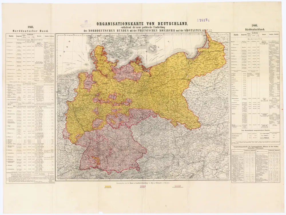 Organisationskarte von Deutschland