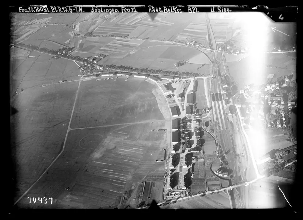 HStAS M 700--1_Nr. 177_ : Böblingen, Flugplatz (Luftaufnahmen)