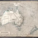 36.  Australien's Festland und benahbarte Inseln.  Australia and New Zealand.