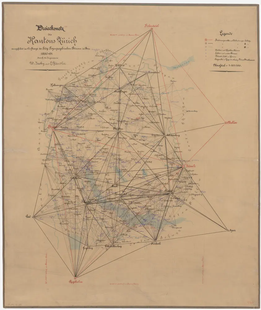 Kanton Zürich: Trigonometrisches Netz
