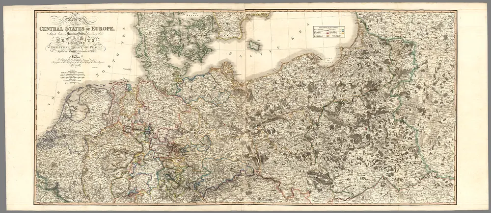 Map of the Central States of Europe Situate between France and Russia