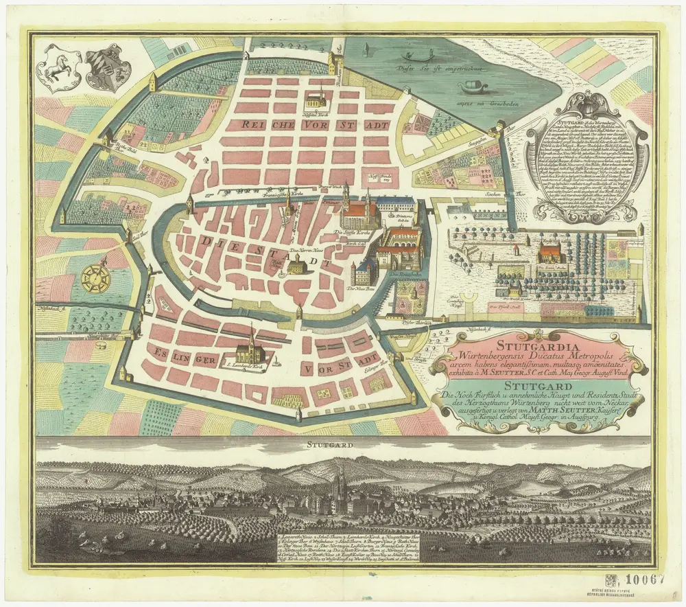 Stutgardia Würtenbergensis ducatia metropolis arcem habens elegantissimam, multas. amöenitates