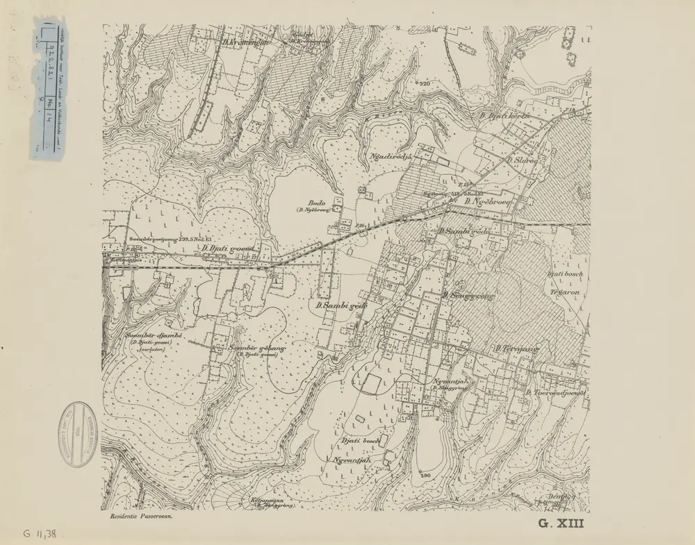 [Sambi Gede] : G.XIII / [Topographisch Bureau van de Generale Staf]