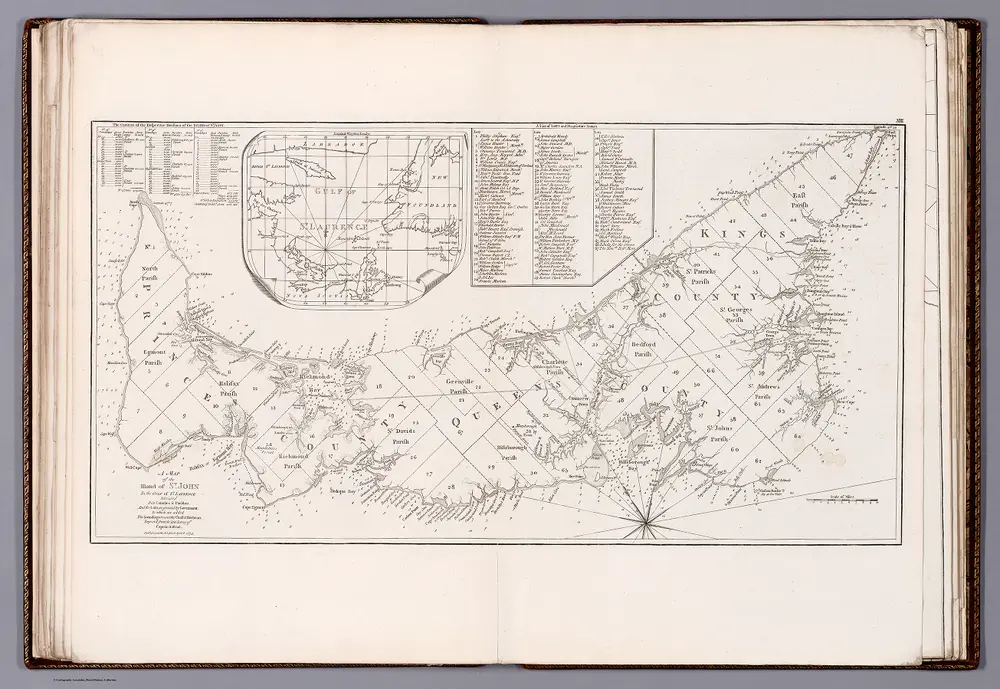 A map of the Island of St. John in the Gulf of St. Laurence ...