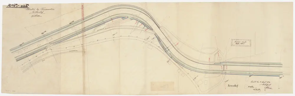 Kyburg, Seen: Oberhalb Sennhof, Tösskorrektion; Situationsplan (Töss-No. 51)