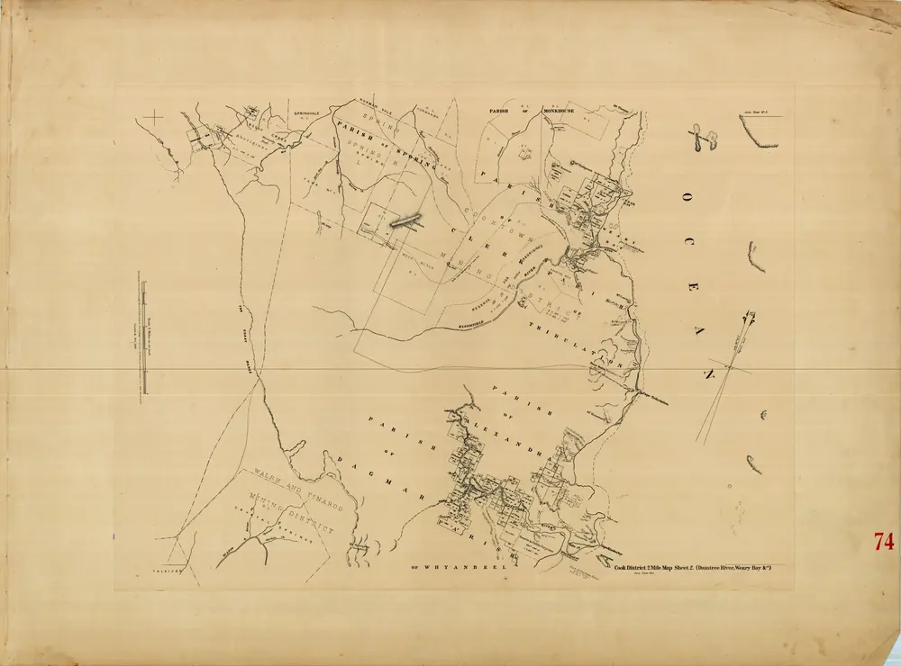 Cook District 2 Mile map NG1 series sheet 2