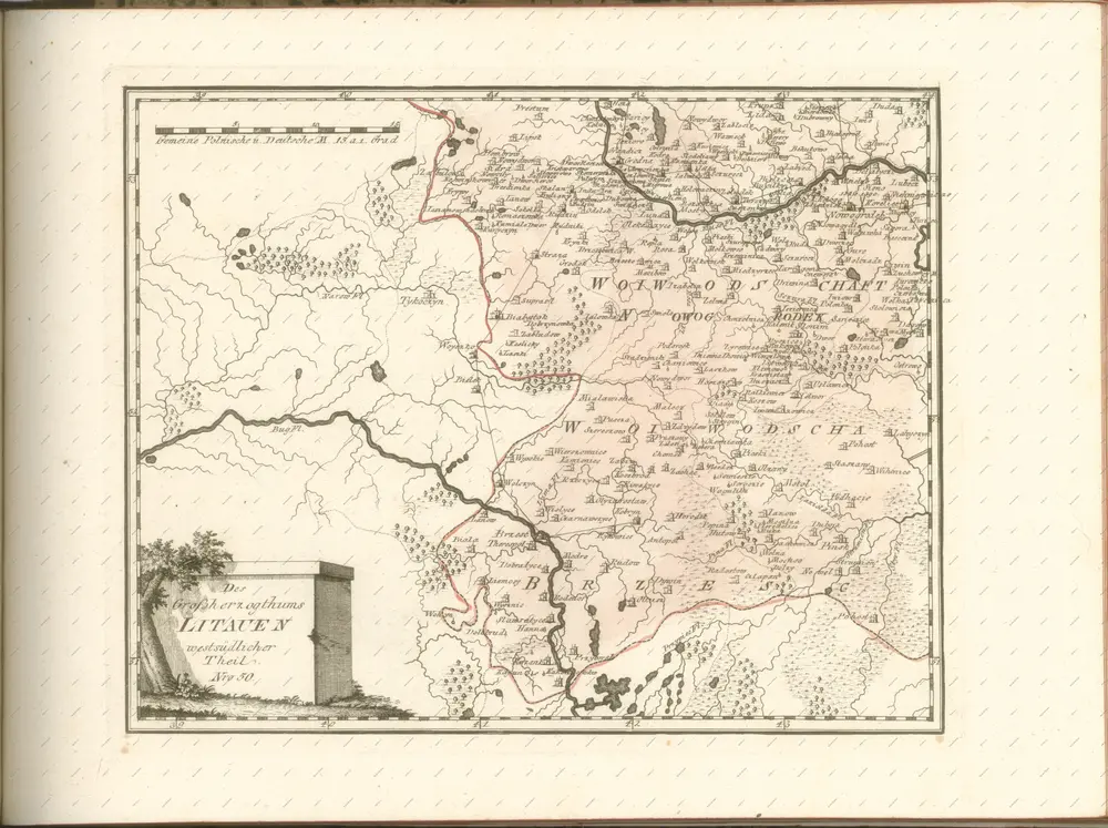 mapa z atlasu "Schauplatz der fünf Theile der Welt :"