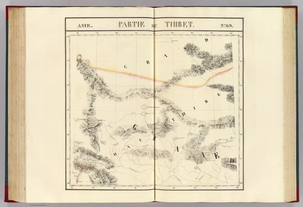 Partie du Thibet. Asie 69.