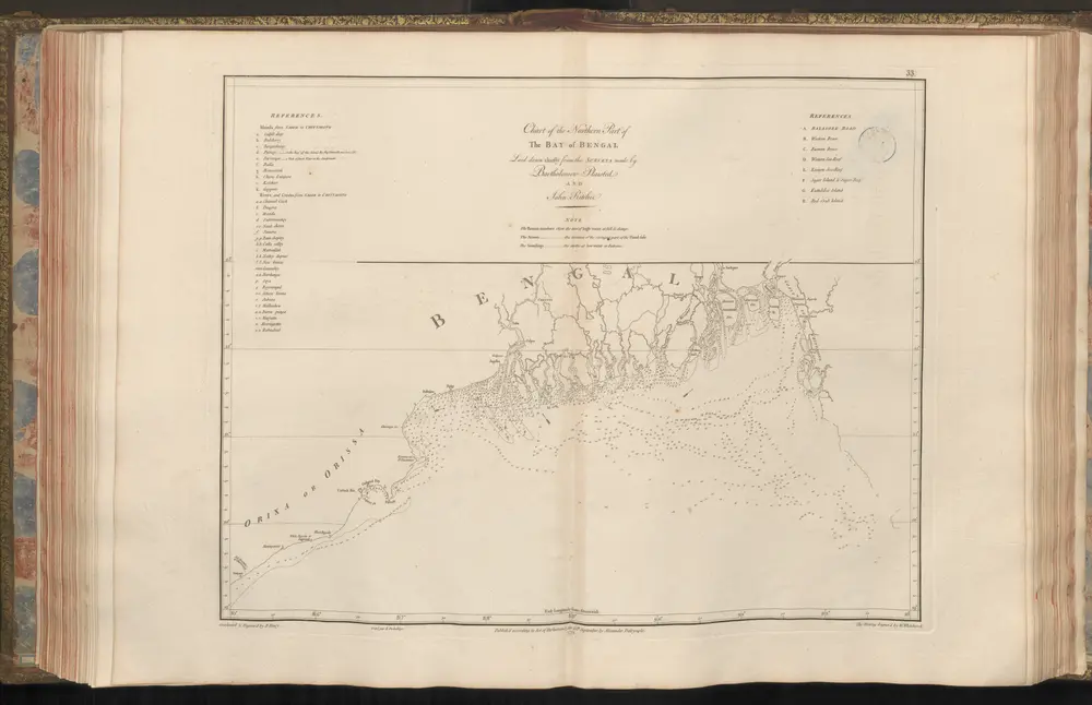 Chart of the Nothern Part of the Bay of Bengal