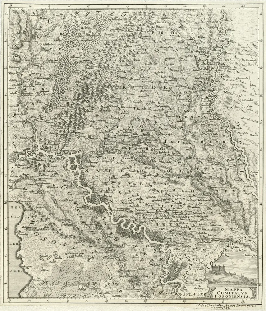 Mappa Comitatvs Posoniensis