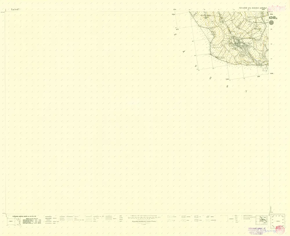 III. vojenské mapování 4249/4